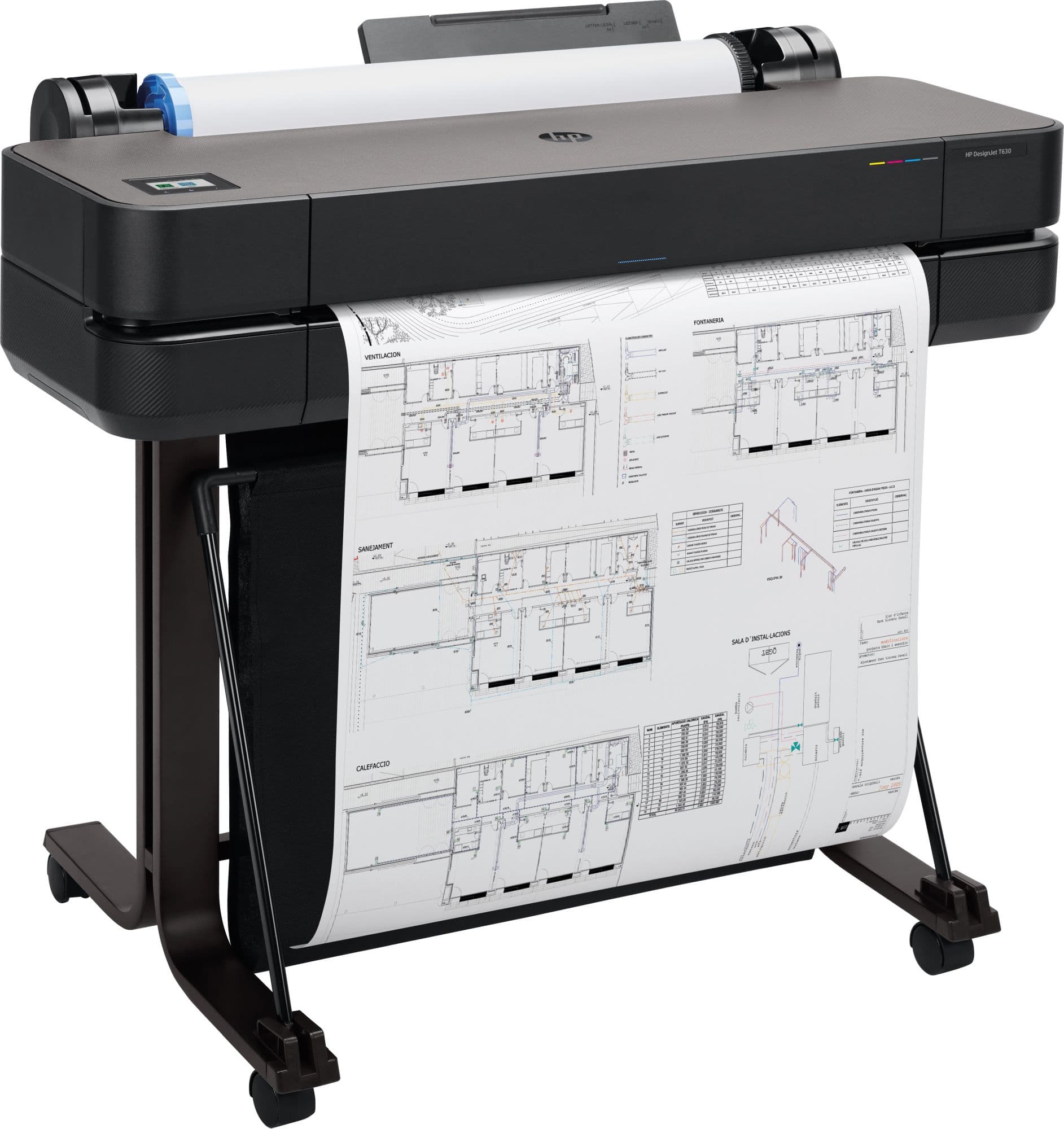 Плоттер HP Designjet T630 (5HB09A/5HB09D) A1/24" - фото 2