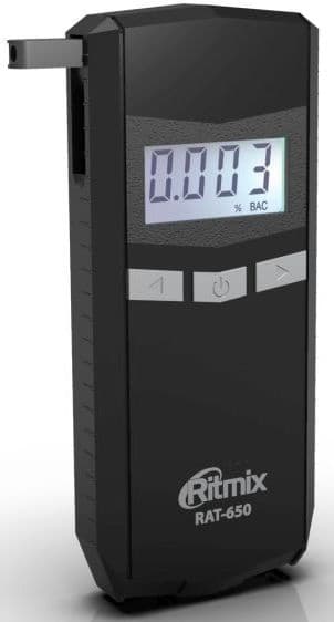Алкотестер Ritmix RAT-650 электрохимический черный - фото 5