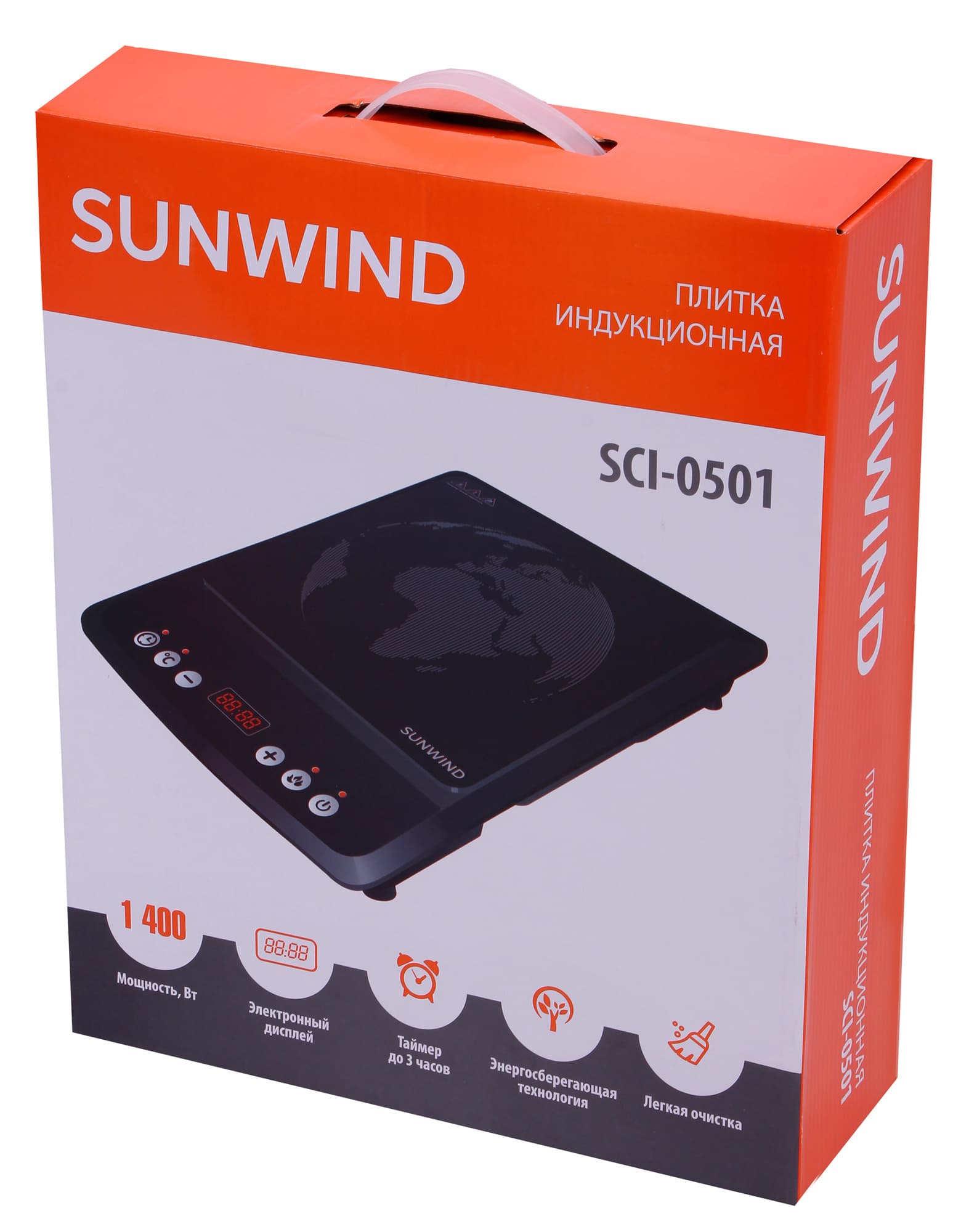 Плита Индукционная SunWind SCI-0501 черный стеклокерамика (настольная) - фото 5