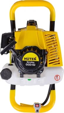 Мотобур Huter GGD-62 профес. 2-х такт. 2400Вт 3.2л.с. 63см3 9000об/мин (70/13/18) - фото 2