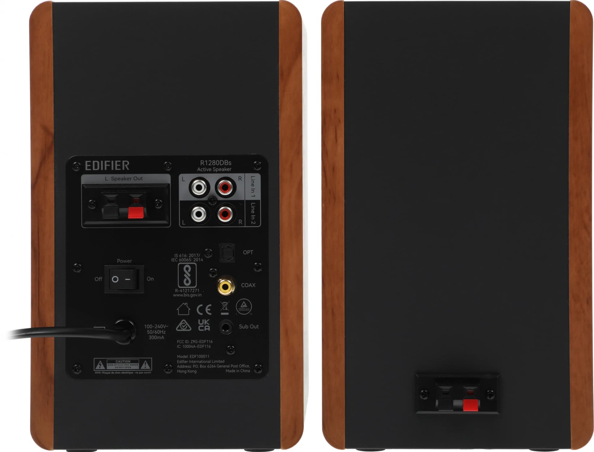 Колонки Edifier R1280DBs 2.0 коричневый 42Вт BT - фото 4