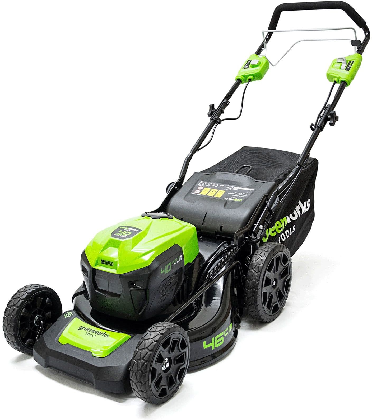 Газонокосилка роторная Greenworks GD40LM46SPK4 (2506807UB) - фото 4