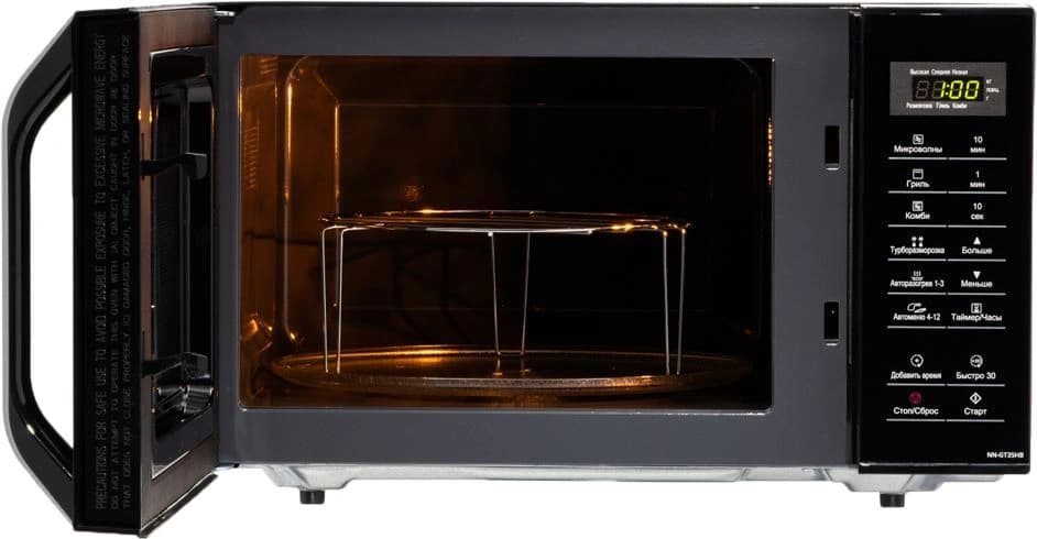 Микроволновая Печь Panasonic NN-GT35HBZPE 23л. 800Вт черный - фото 4
