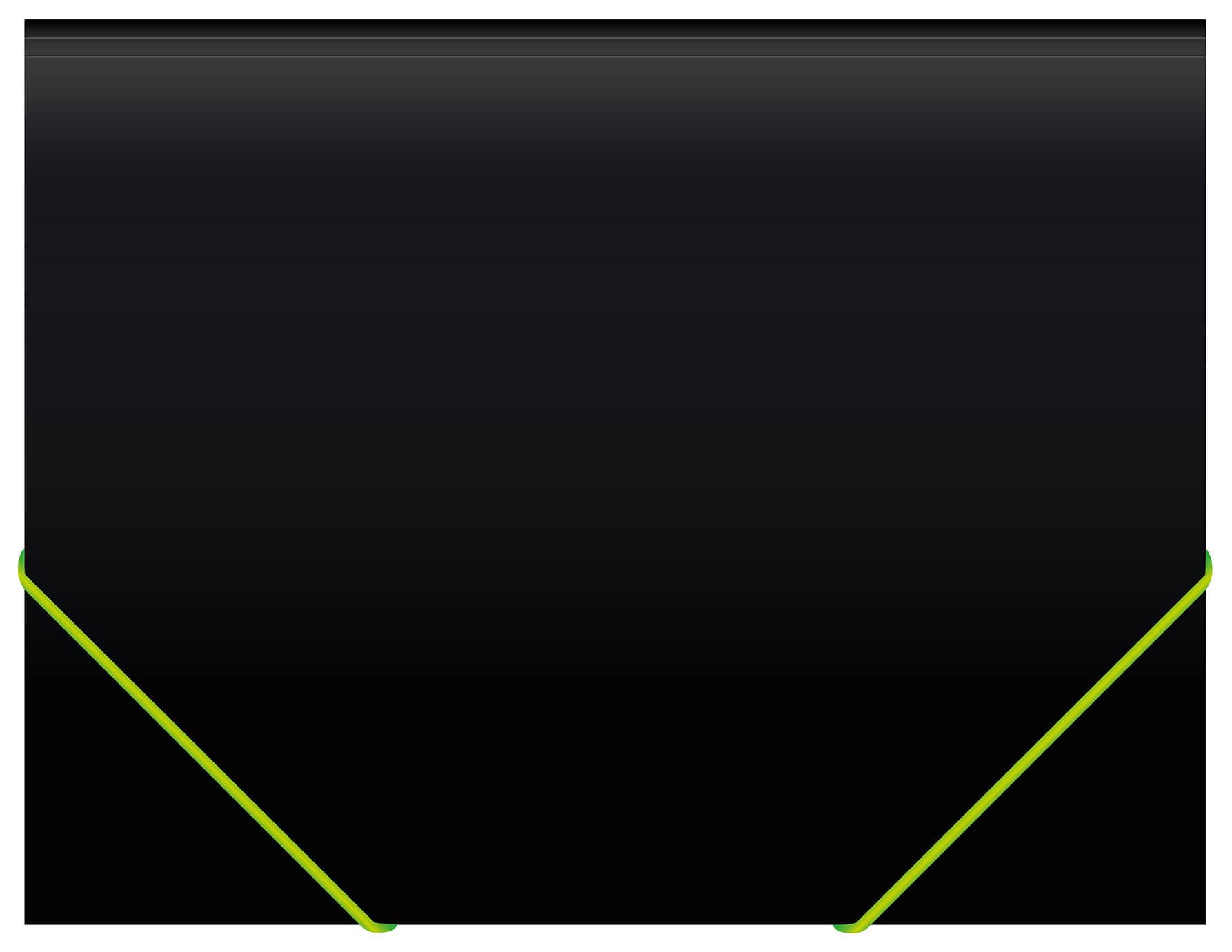 Портфель Бюрократ Black Opal BLPP13 13 отдел. A4 пластик 0.7мм черный/ассорти - фото 5