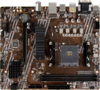 Материнская плата MSI A520M PRO Soc-AM4 AMD A520 2xDDR4 mATX AC`97 8ch(7.1) GbLAN RAID+VGA+HDMI+DP - фото 2