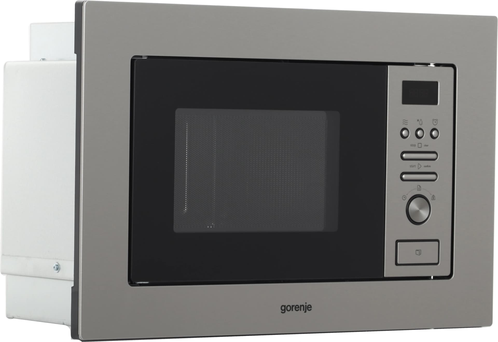 Микроволновая печь Gorenje BM201AM1X 20л. 800Вт нержавеющая сталь/черный (встраиваемая) - фото 3