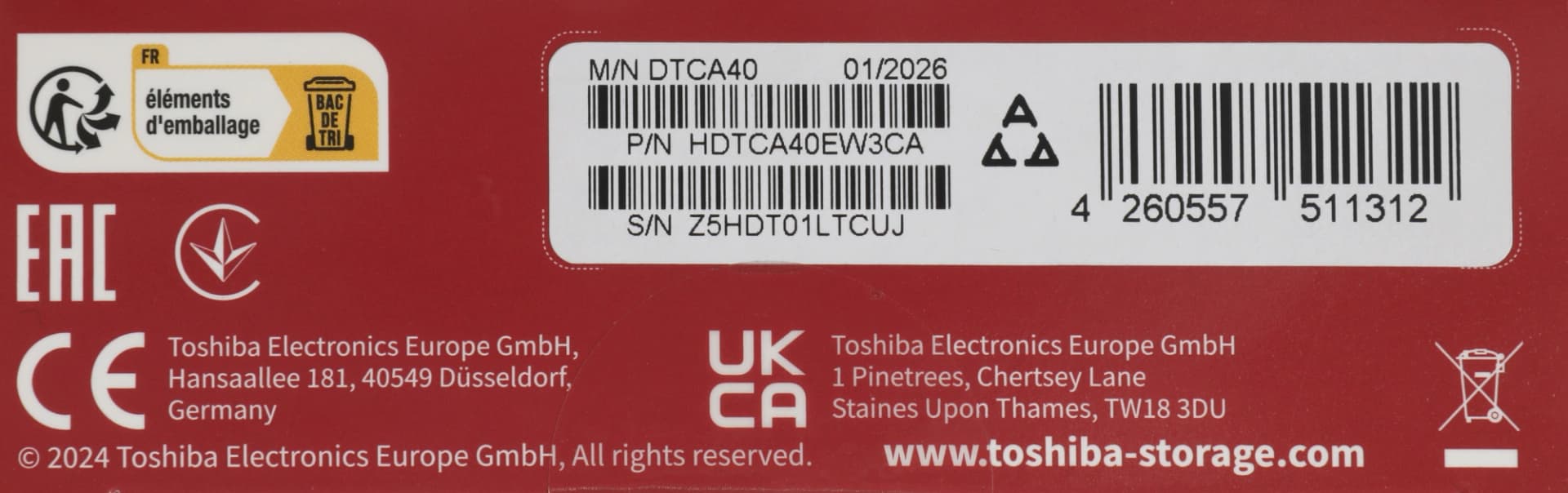 Жесткий диск Toshiba USB3.0 4TB HDTCA40EW3CA Canvio Advance 2.5" светло-бежевый - фото 2