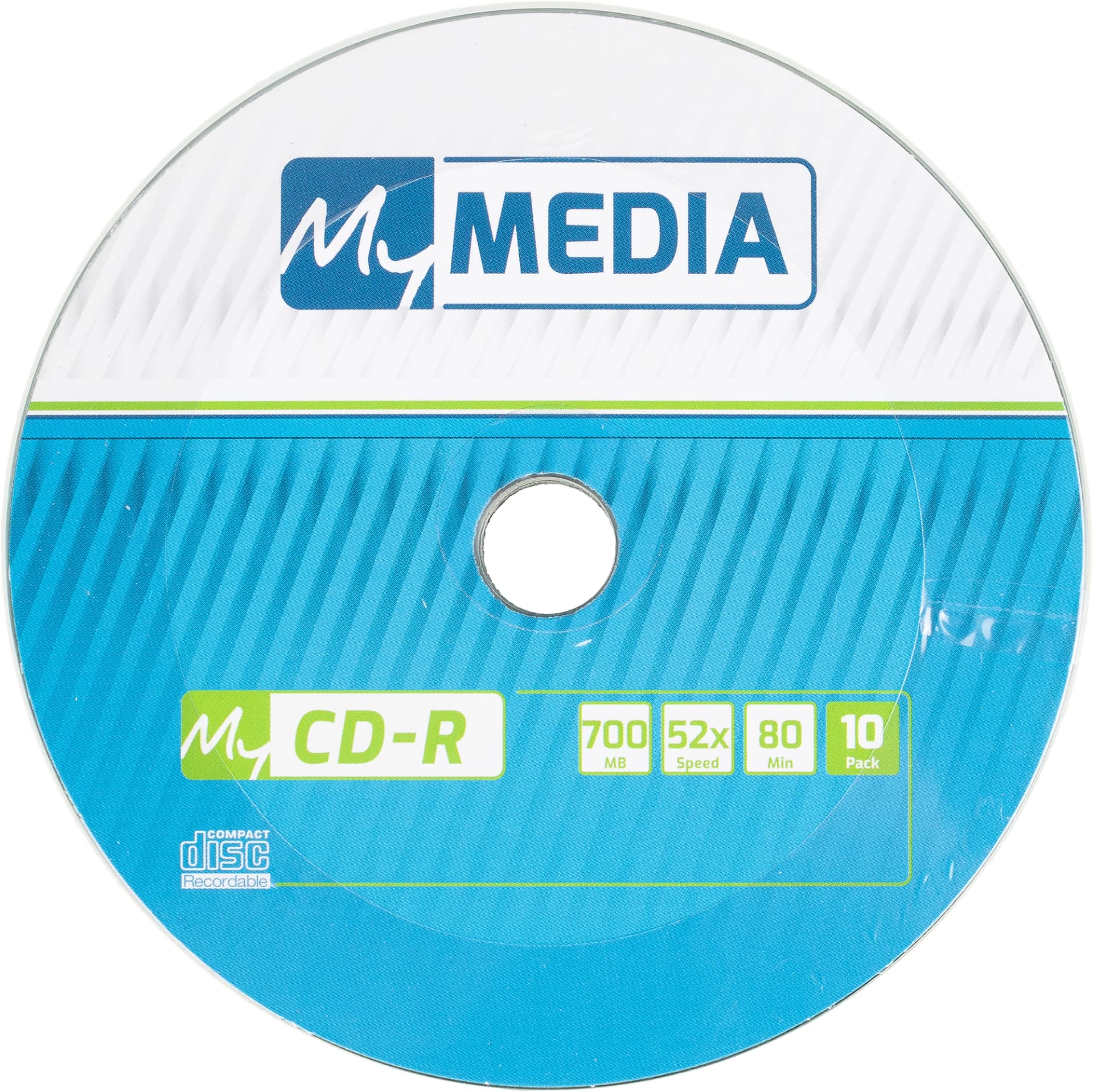 Диск CD-R MyMedia 700Mb 52x Pack wrap (10шт) (69204) - фото 2