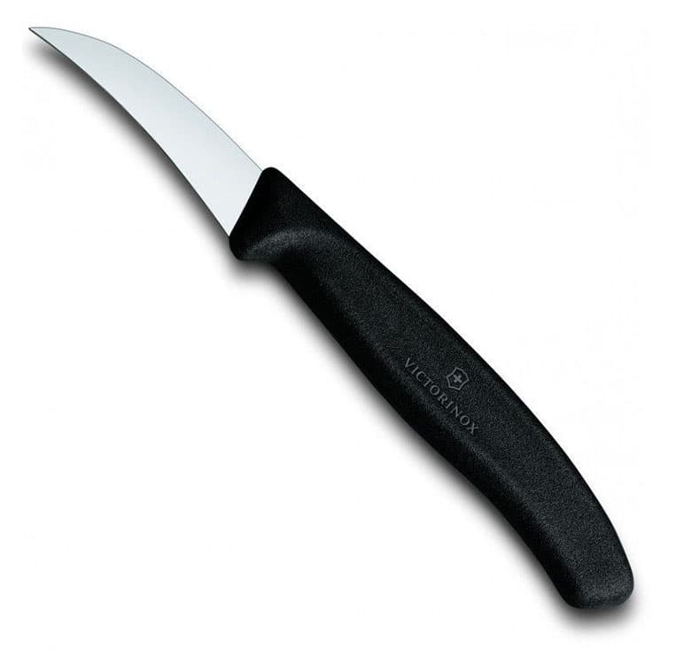 Нож кухонный Victorinox Swiss Classic (6.7503) стальной для чистки овощей и фруктов лезв.60мм прямая заточка черный - фото 4