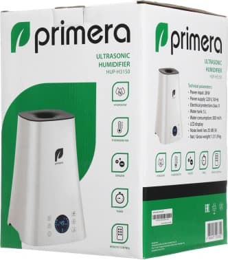 Увлажнитель воздуха Primera HUP-H3150 28Вт (ультразвуковой) белый - фото 5