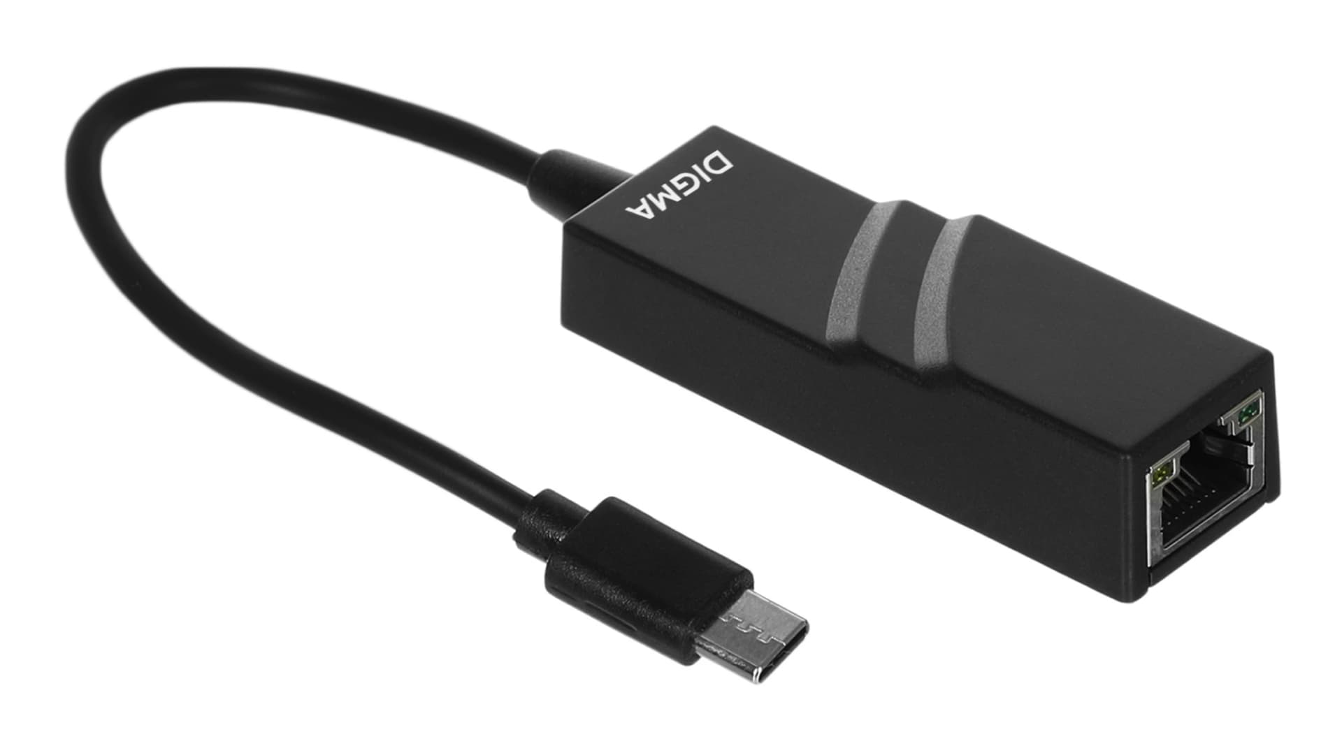 Сетевой адаптер Fast Ethernet Digma D-USBC-LAN100 USB Type-C - фото 3