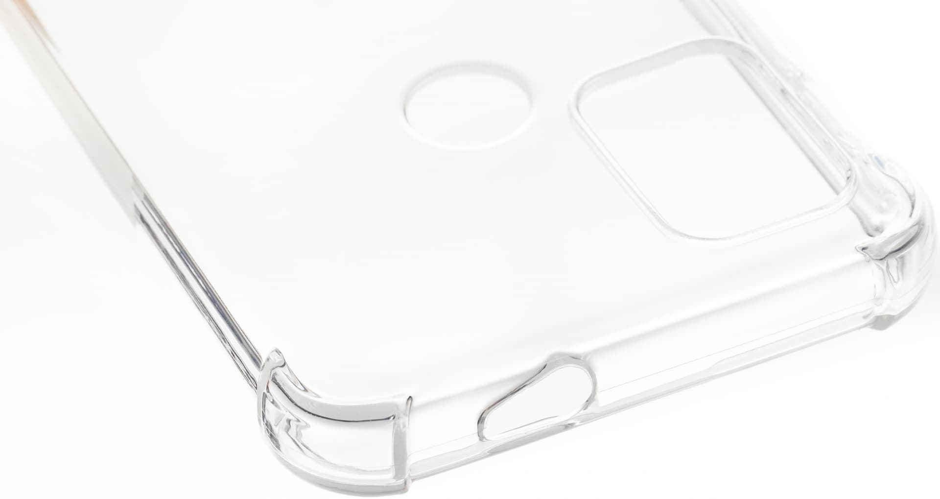 Чехол (клип-кейс) для Motorola Moto G20 Brosco прозрачный (MOTO-G20-HARD-TPU-TRANSPARENT) - фото 5