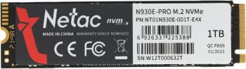Накопитель SSD Netac PCIe 3.0 x4 1TB NT01N930E-001T-E4X N930E Pro M.2 2280 - фото 2