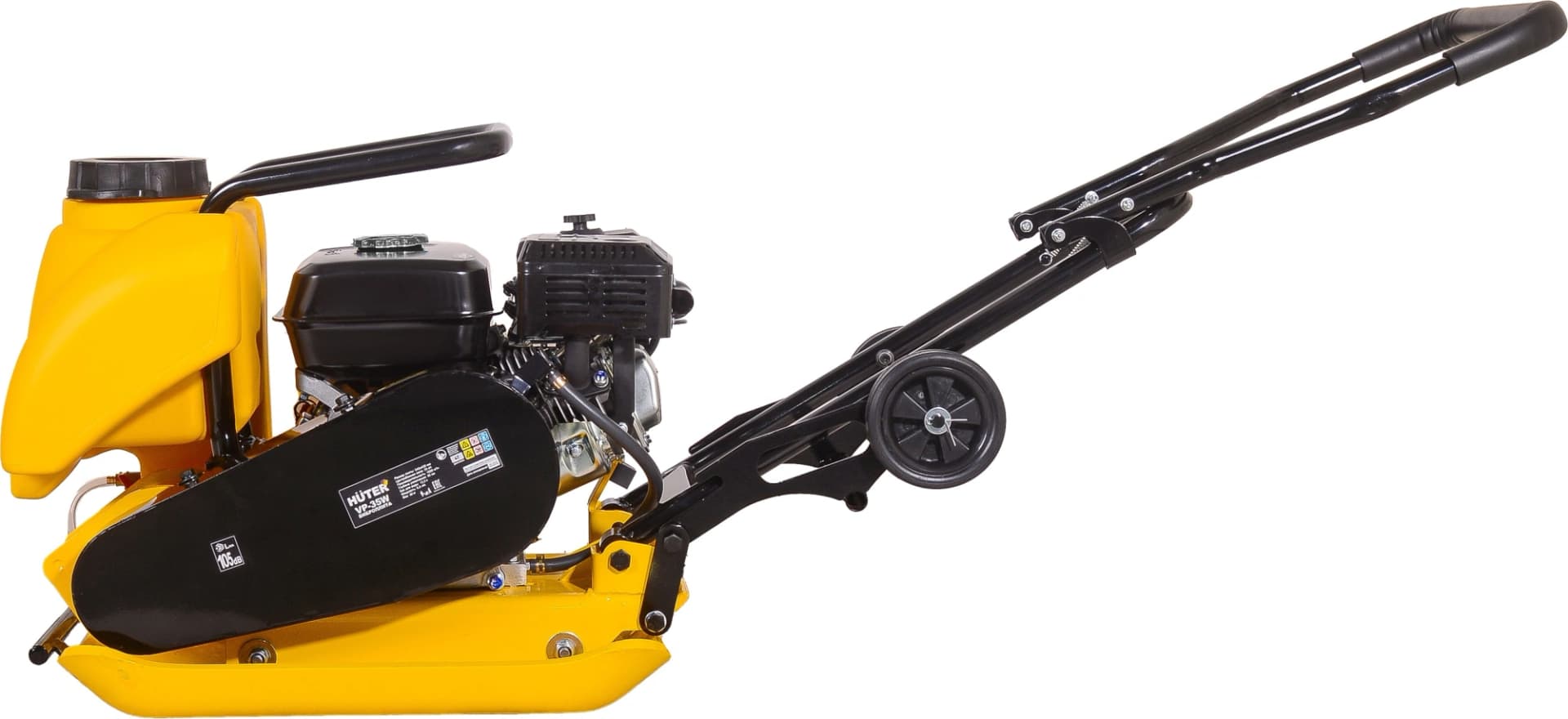 Виброплита Huter VP-35W 4870Вт 6.5л.с. бензиновый желтый (74/6/2) - фото 5