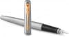 Набор ручек Parker Jotter Core FK691 (2093257) Stainless Steel GT сталь нержавеющая подар.кор. ручка перьевая, ручка шариковая сменный стержень 1стерж. стреловидный пиш. наконечник кругл. - фото 3