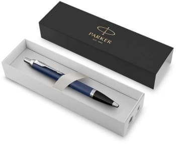 Ручка шариков. Parker IM Core K321 (1931668) Matte Blue CT M син. черн. подар.кор. - фото 5