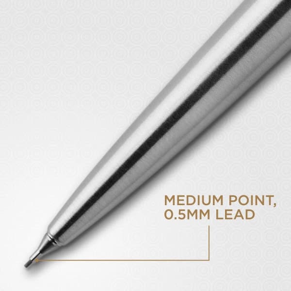 Набор ручек Parker Jotter Core KB61 (2093256) Stainless Steel CT подар.кор. ручка шариковая/карандаш механический 0.5 - фото 4