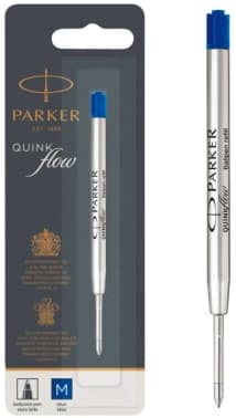 Стержень шариковый Parker QuinkFlow Z08 (1950371) M 1мм синие чернила блистер - фото 2