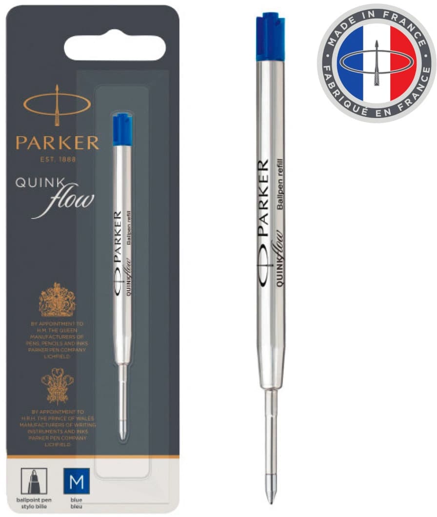 Стержень шариковый Parker QuinkFlow Z08 (1950371) M 1мм синие чернила блистер - фото 5