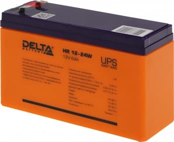 Батарея для ИБП Delta HR 12-24 W 12В 6Ач - фото 2