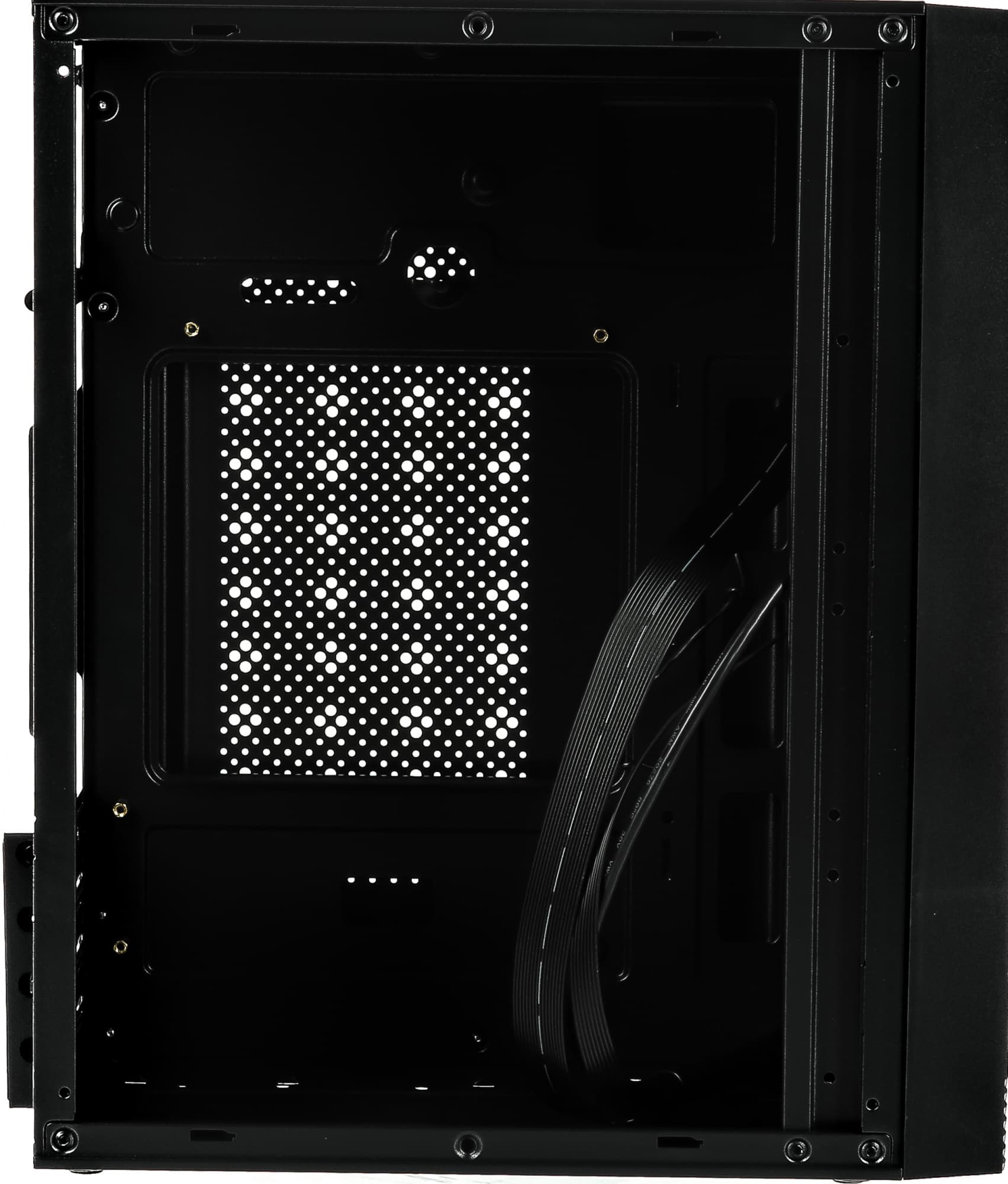 Корпус Accord ACC-263B черный без БП mATX 1x80mm 2xUSB2.0 1xUSB3.0 audio - фото 3