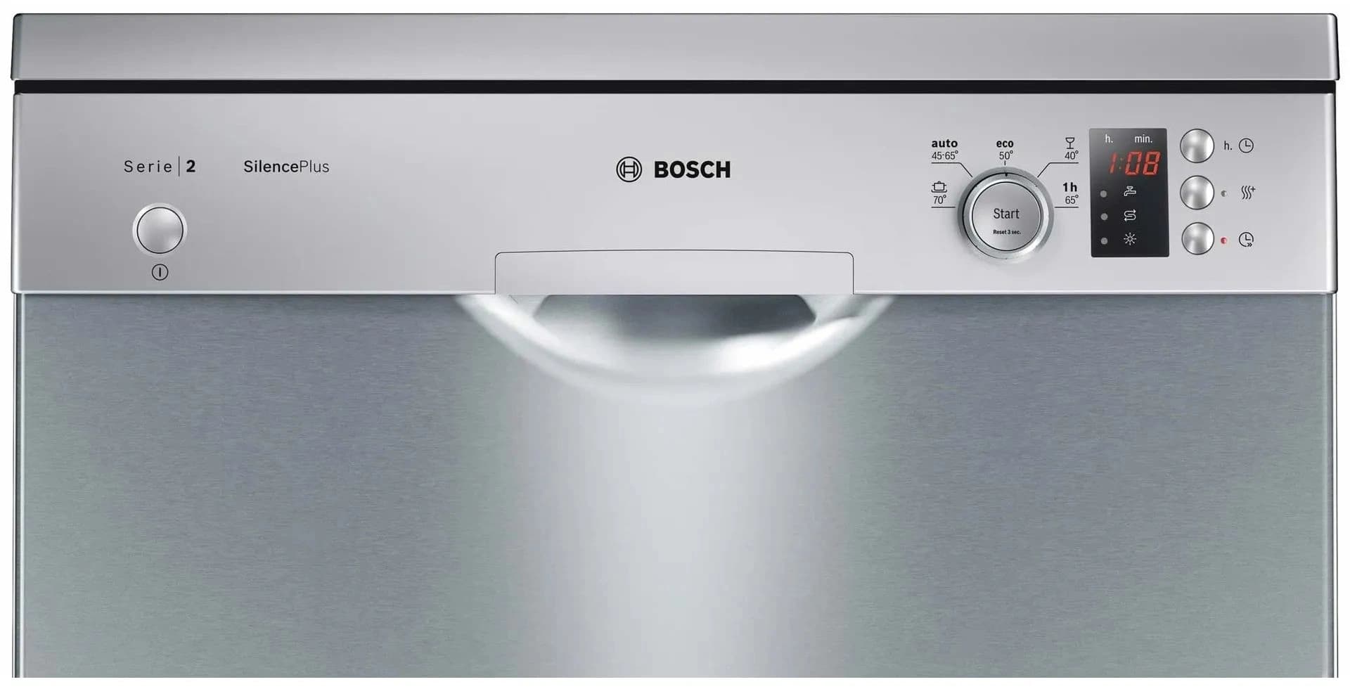 Посудомоечная машина Bosch Serie 2 SMS25AI05E серебристый (полноразмерная) инвертер - фото 3