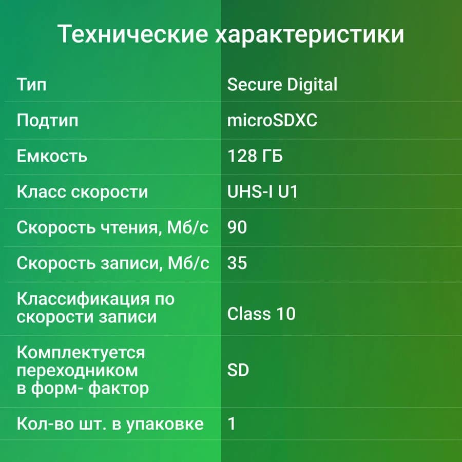 Флеш карта microSDXC 128GB Digma CARD10 V10 + adapter - фото 5
