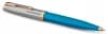 Ручка шариков. Parker 51 Premium (2169080) Turquoise GT M черн. подар.кор. - фото 3