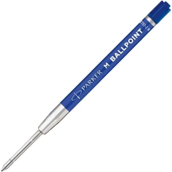 Стержень шариковый Parker QuinkFlow Basic Z09 (2166550) M 1мм синие чернила без упак. - фото 4