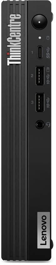 Неттоп Lenovo ThinkCentre Tiny M70q-3 slim i7 12700T (1.4) 16Gb SSD512Gb UHDG 770 Windows 11 Pro GbitEth WiFi BT 135W kb мышь клавиатура черный (11USS0A400/R) - фото 3