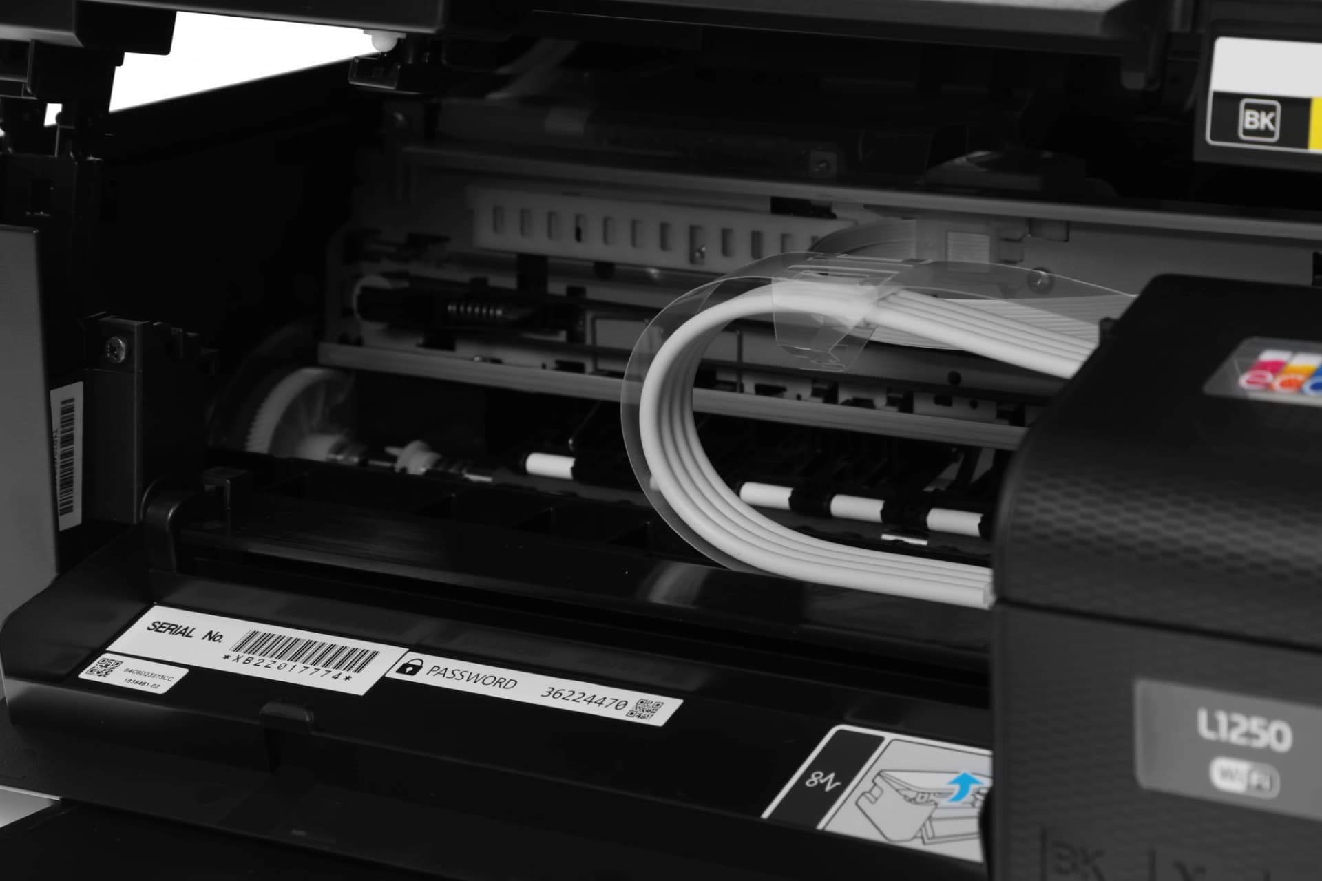 Принтер струйный Epson L1250 (C11CJ71405/403/402) A4 WiFi черный - фото 4
