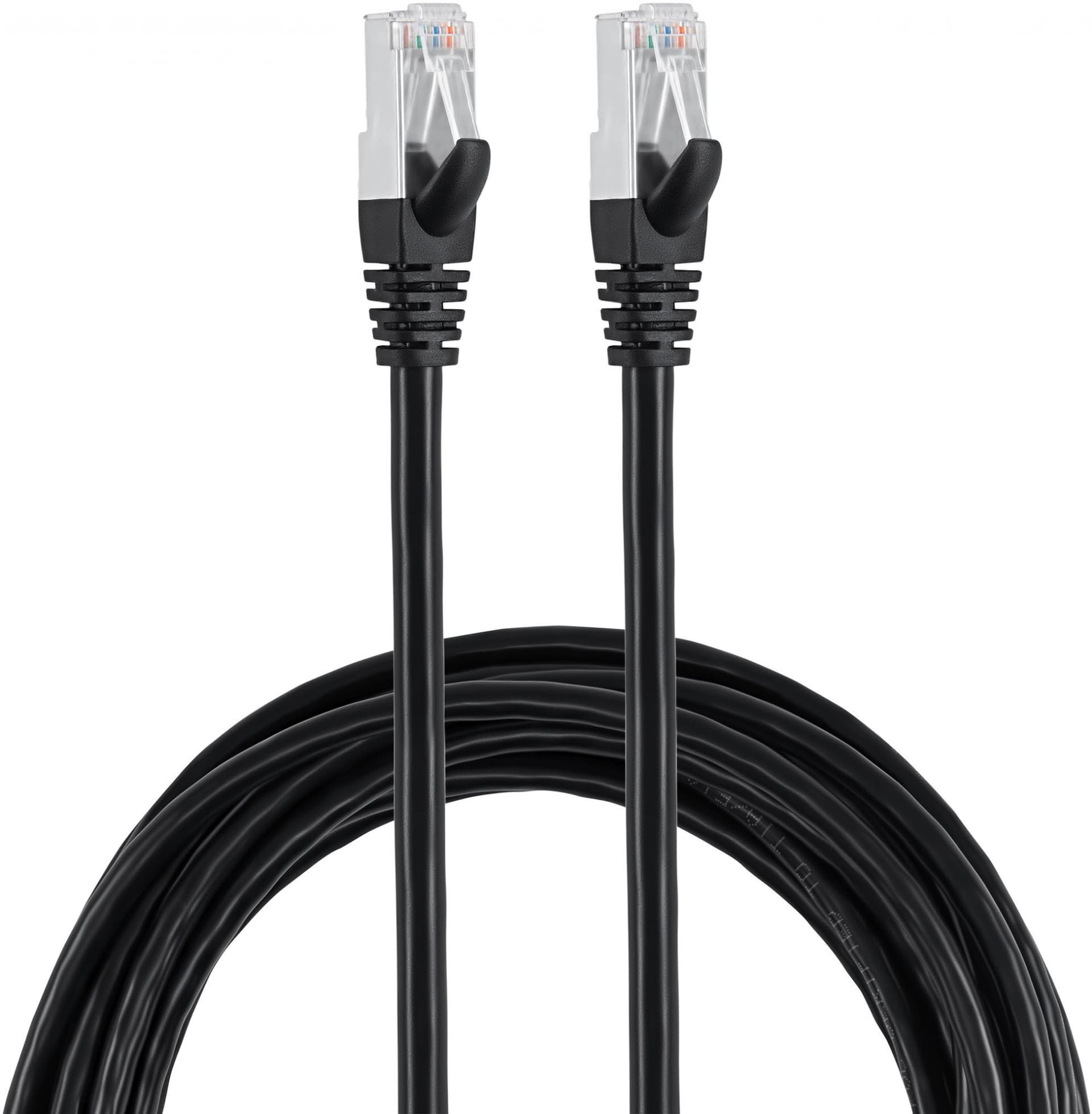 Патч-корд Buro BU-7-5M STP 4 пары cat.7 CCA molded 5м черный RJ-45 (m)-RJ-45 (m) - фото 3
