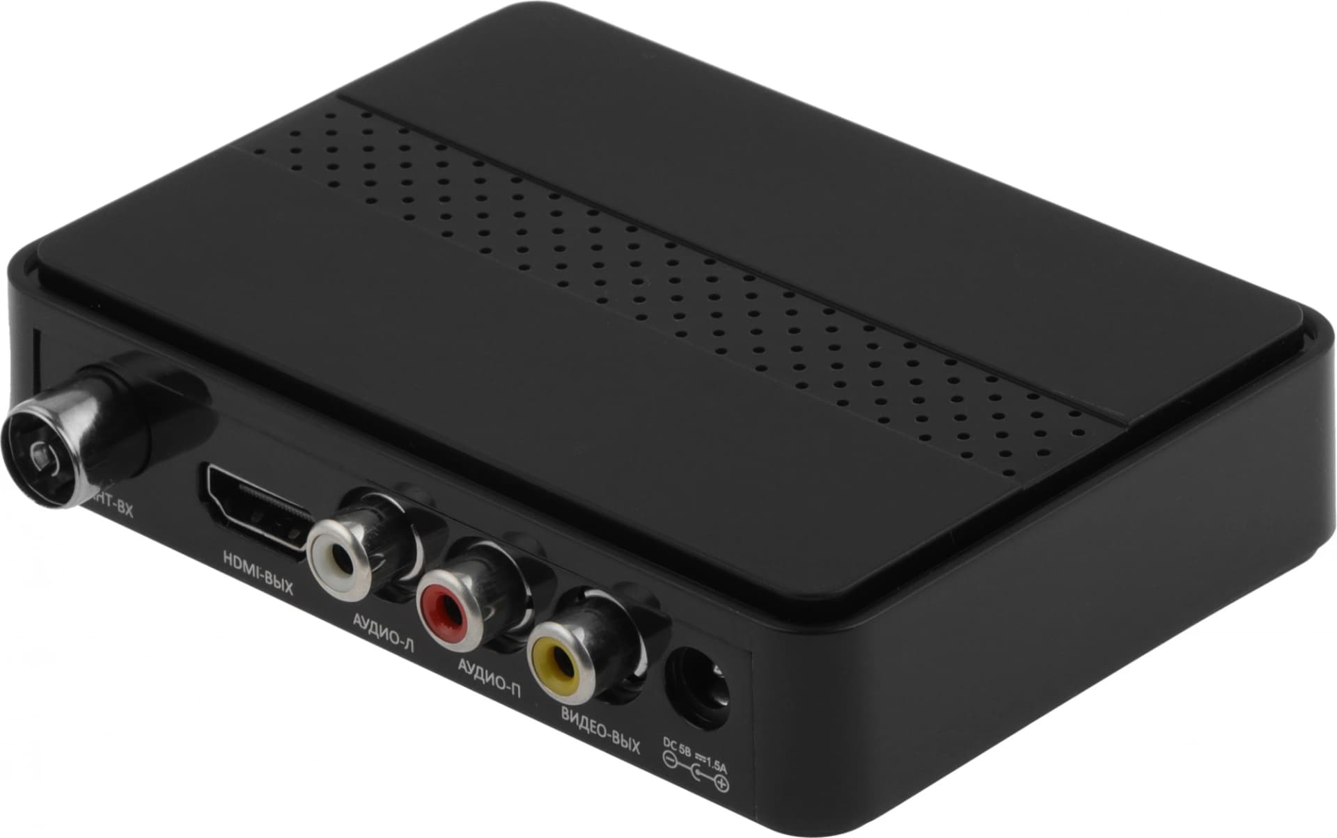Ресивер DVB-T2 Cadena CDT-2291SB черный - фото 5