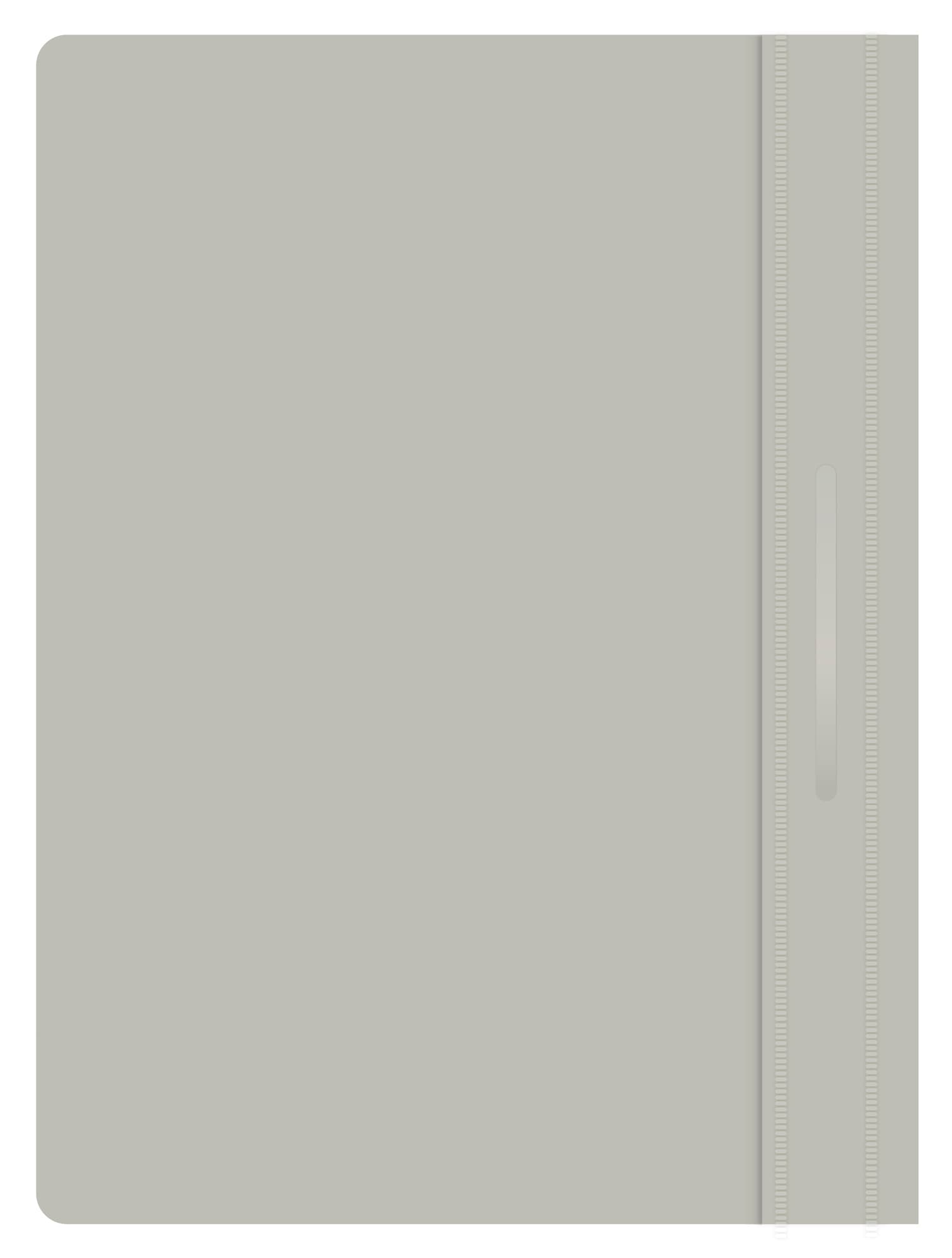Папка-скоросшиватель Buro -PSE20BU/GREY A4 прозрач.верх.лист пластик серый 0.11/0.13 - фото 3