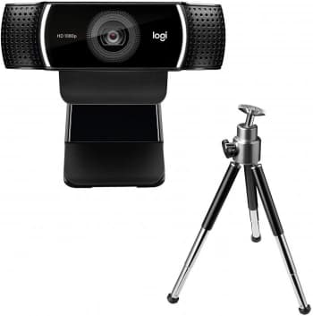 Камера Web Logitech Pro Stream C922 черный 3Mpix (1920x1080) USB2.0 с микрофоном (960-001089) - фото 2
