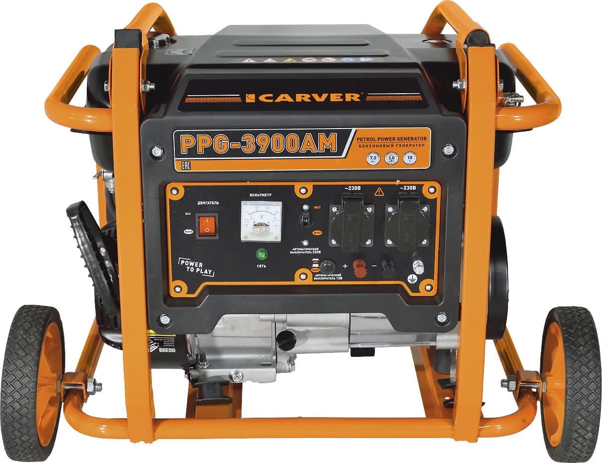 Генератор Carver PPG- 3900AM 2.8кВт - фото 2