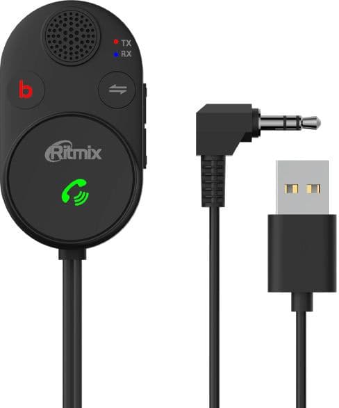Автомобильный FM-модулятор Ritmix BTR-200 черный BT USB (80002461) - фото 5