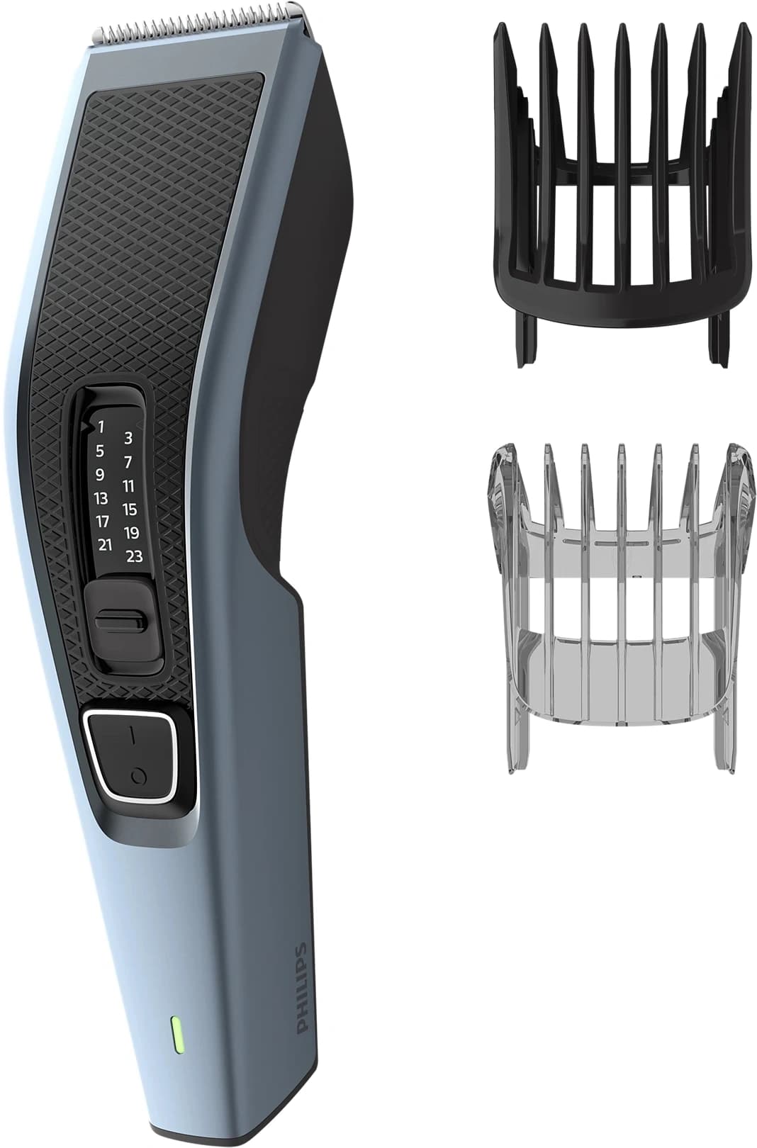 Машинка для стрижки Philips HC3530/15 синий/черный (насадок в компл:2шт) - фото 4