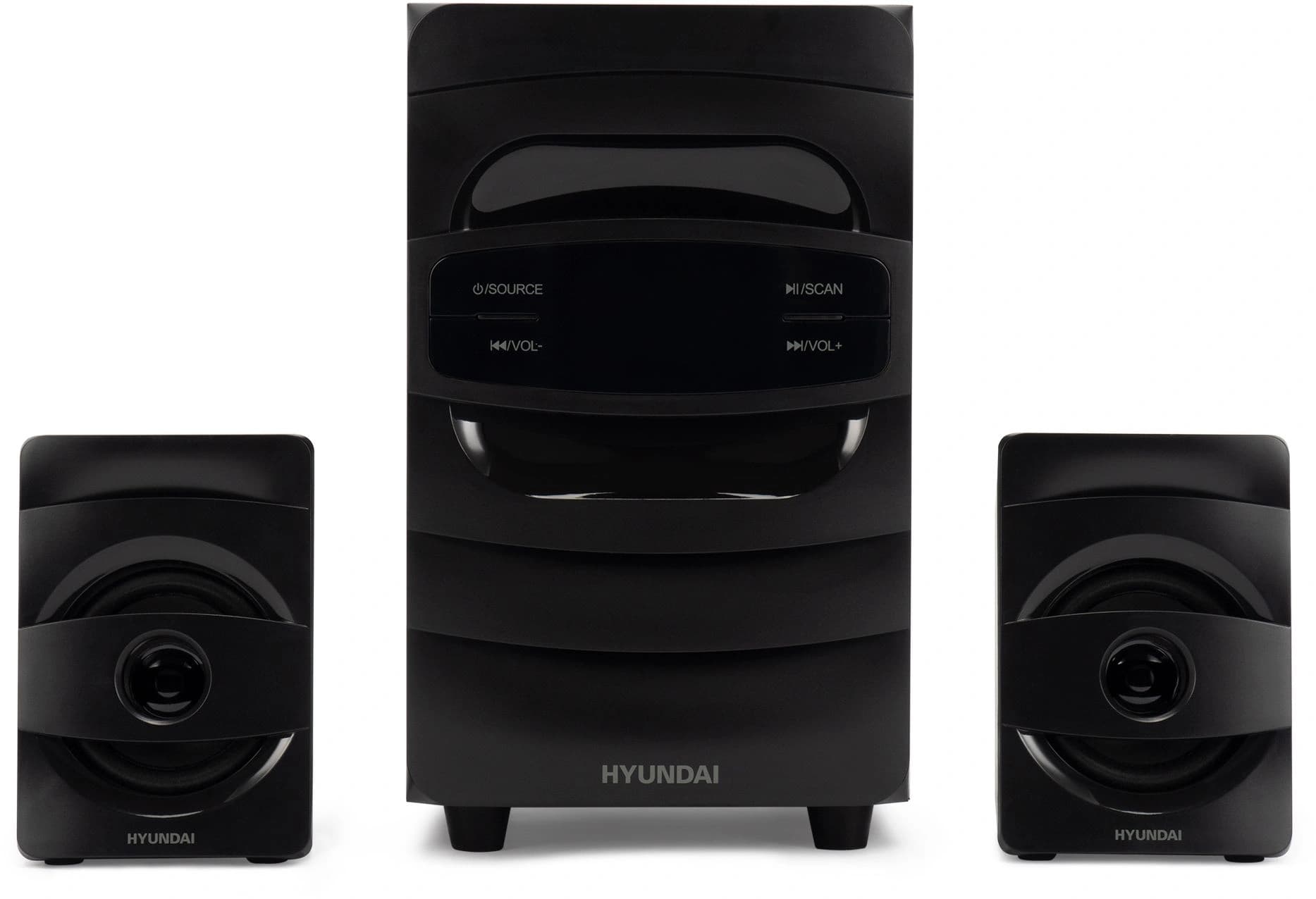 Микросистема Hyundai H-MS1404 черный 30Вт FM USB BT - фото 3
