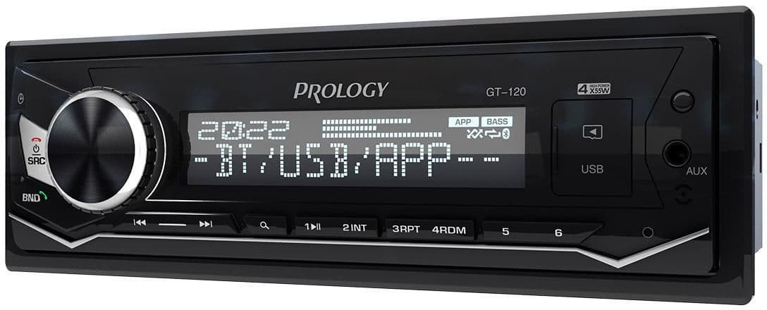 Автомагнитола Prology GT-120 1DIN 4x55Вт v4.2 (PRGT120) - фото 3