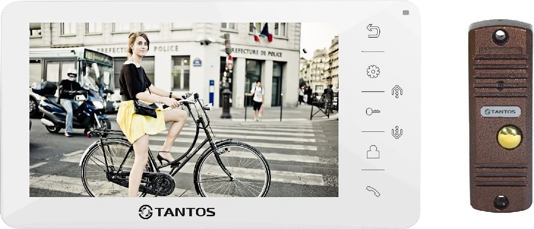 Комплект домофона Tantos Amelie kit белый - фото 3