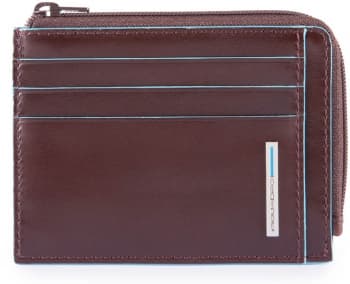 Чехол для кредитных карт Piquadro Blue Square PP4822B2R/MO коричневый натур.кожа - фото 2