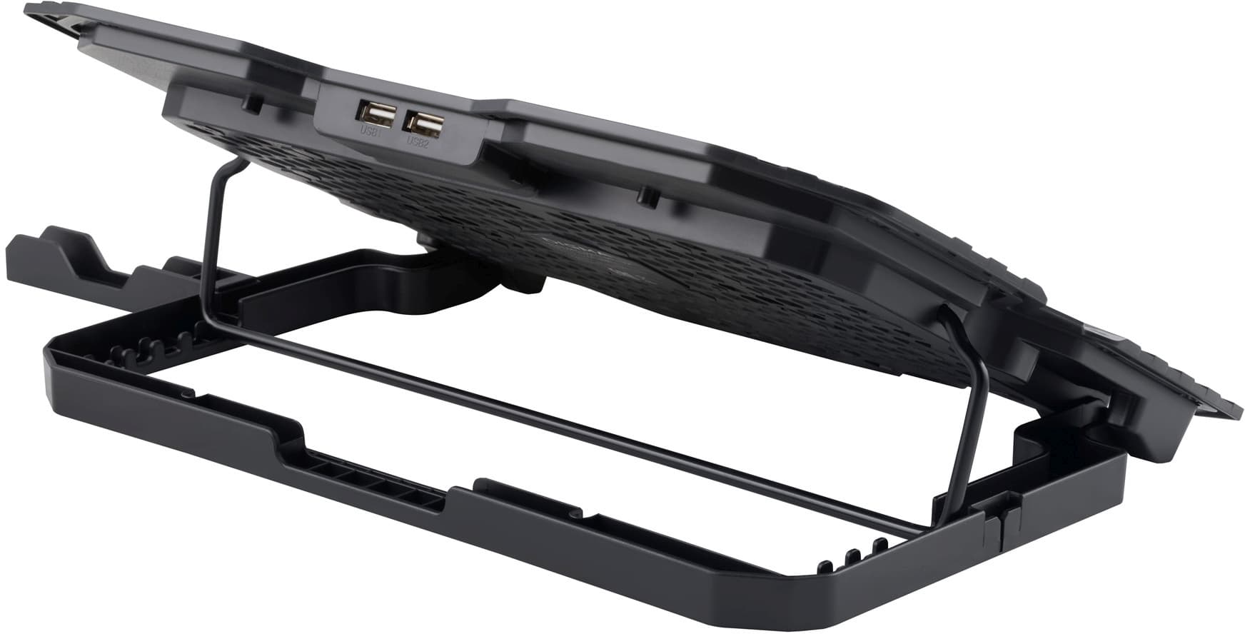 Подставка для ноутбука Digma D-NCP150-2 15.6"360x260x27мм 38дБ 2xUSB 2x 120ммFAN 650г металл/пластик черный - фото 4