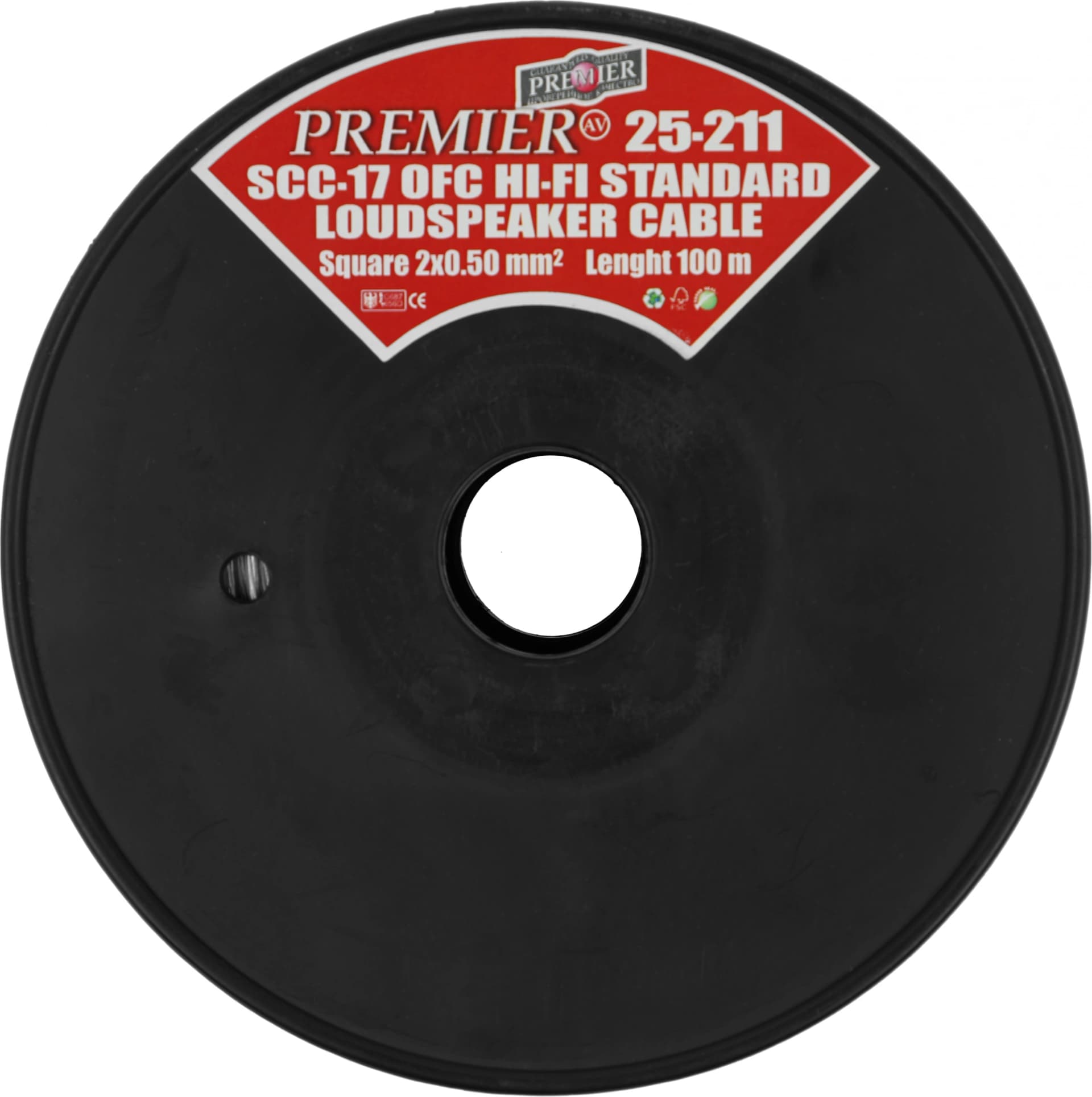 Кабель акустический Premier SCC-17 BC 100м. прозрачный (25-211 100) - фото 3