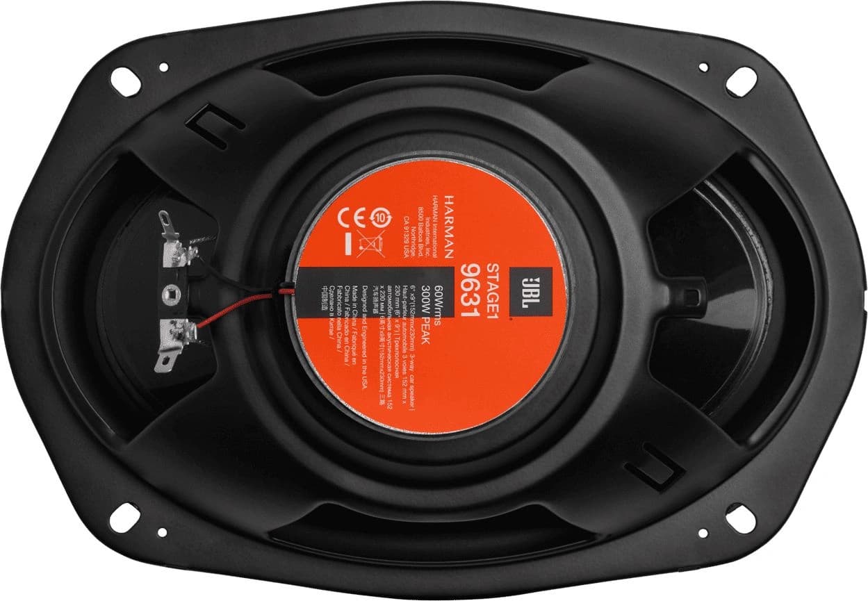 Колонки автомобильные JBL Stage1 9631 300Вт 89дБ 4Ом 15x23см (6x9дюйм) (ком.:2кол.) коаксиальные трехполосные - фото 5
