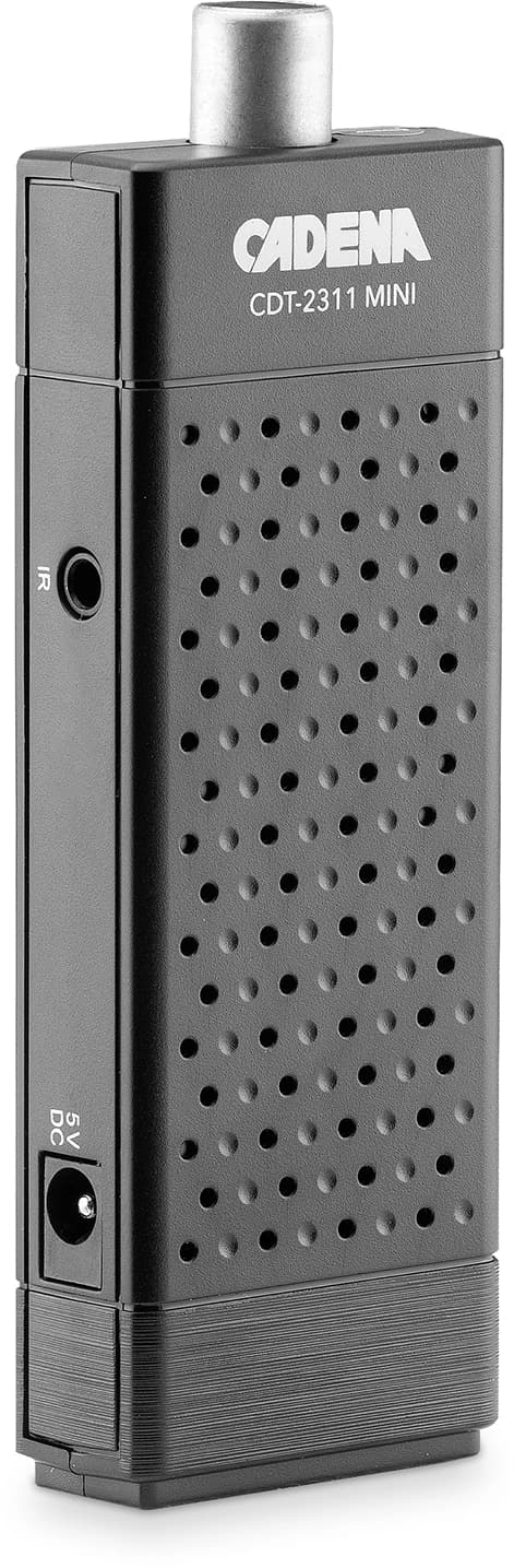 Ресивер DVB-T2 Cadena CDT-2311 MINI черный - фото 4