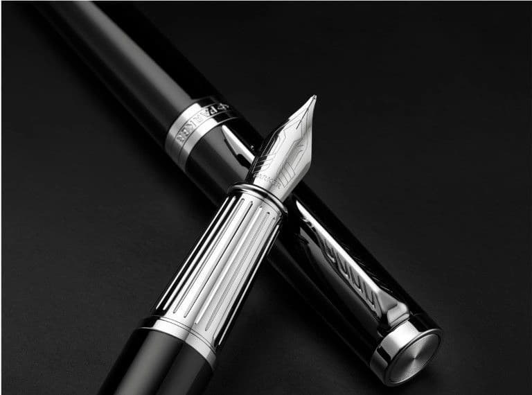 Ручка перьев. Parker Ingenuity Core F570 (2181994) Black СT F сталь нержавеющая подар.кор. - фото 3