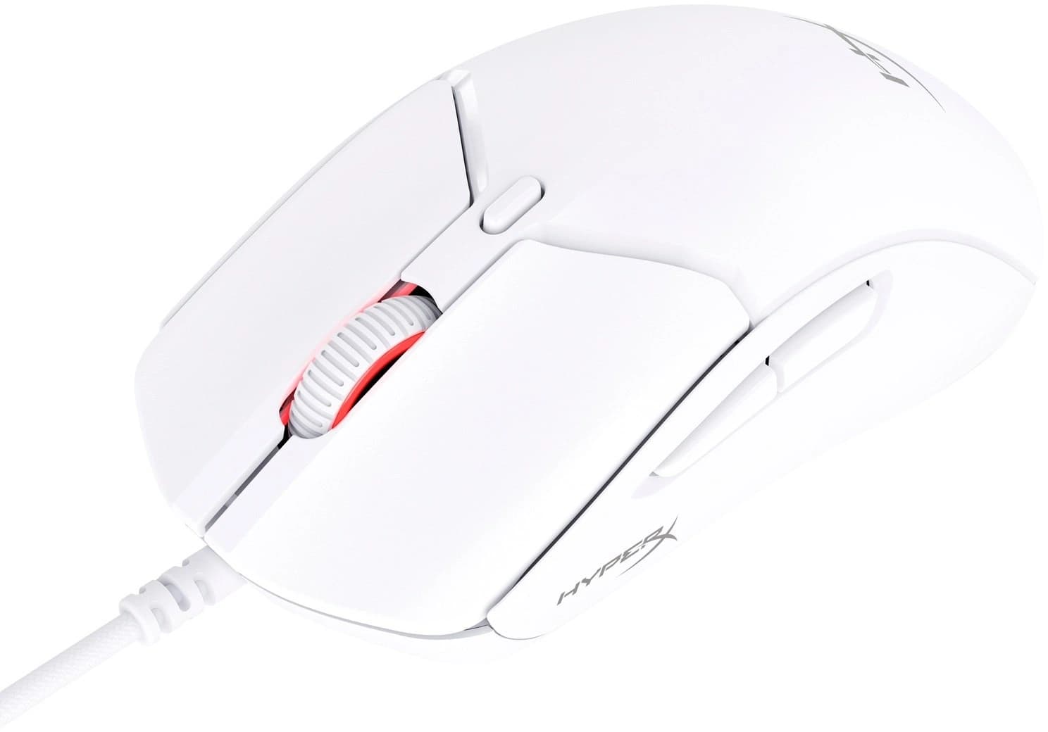 Мышь HyperX Pulsefire Haste 2 белый оптическая 26000dpi USB 5but (6N0A8AA) - фото 4