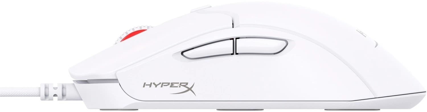 Мышь HyperX Pulsefire Haste 2 белый оптическая 26000dpi USB 5but (6N0A8AA) - фото 4