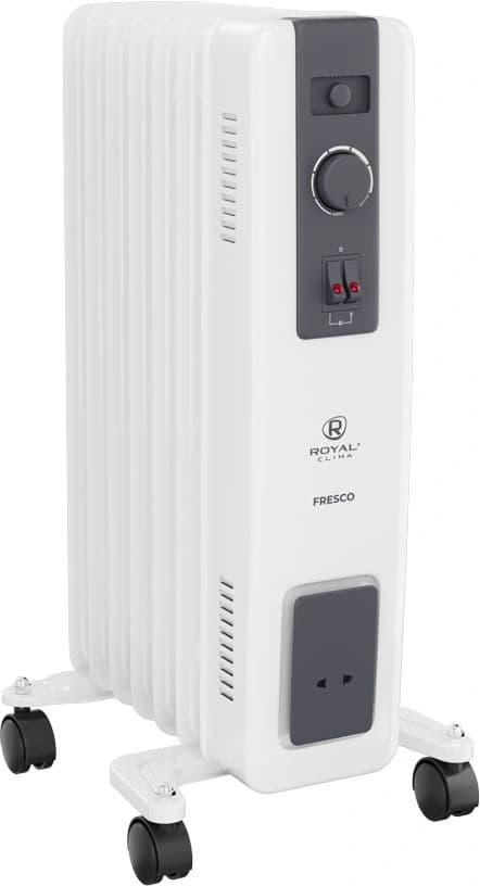 Радиатор масляный Royal Clima ROR-FR7-1500M 1500Вт белый/черный - фото 4